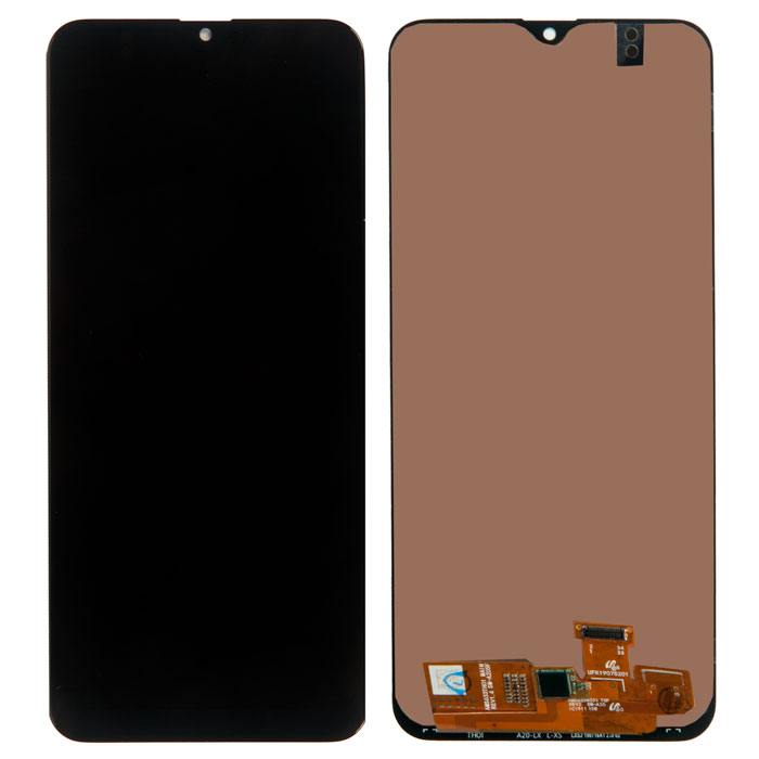 

Дисплей в сборе с тачскрином (модуль) для Samsung Galaxy A20 (SM-A205F) черный OLED, A205F