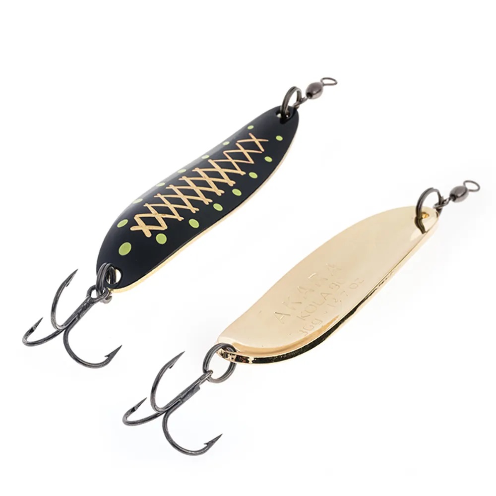 

Блесна колебалка Akara Action Series Kola 70 18 гр. 9/14oz. AB45, Золотистый;черный, Action Series Kola