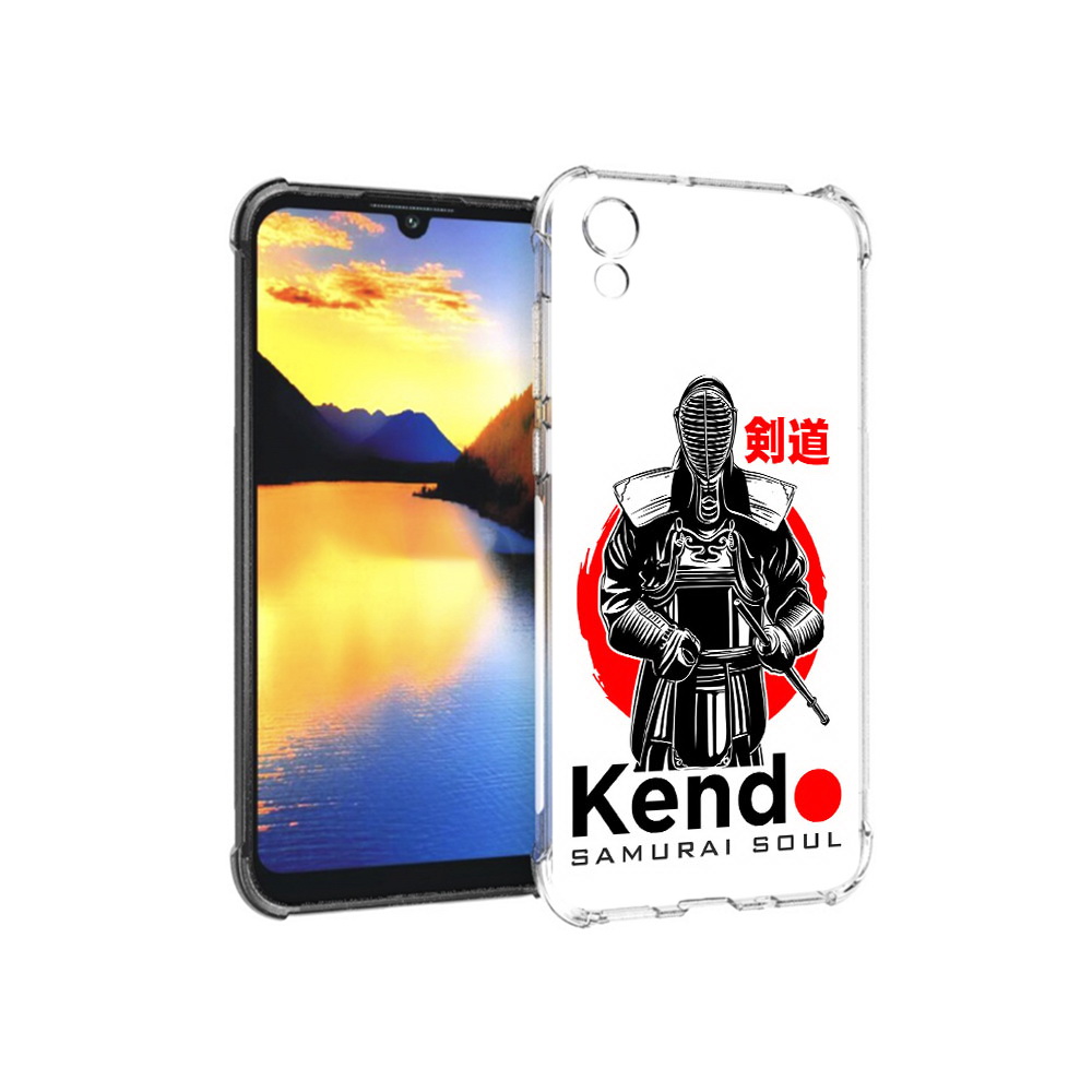 

Чехол MyPads Tocco для Huawei Y5 рисованый самурай, Прозрачный, Tocco