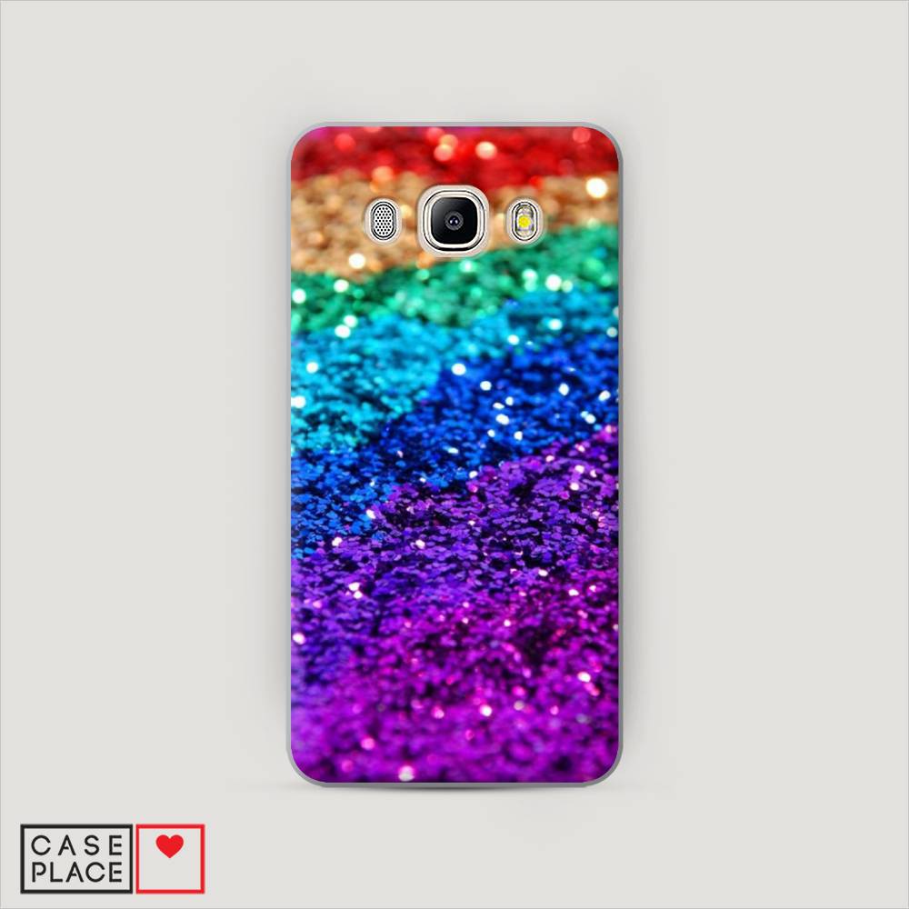 

Чехол Awog "Блестящая радуга рисунок" для Samsung Galaxy J7 2016, 23040-2