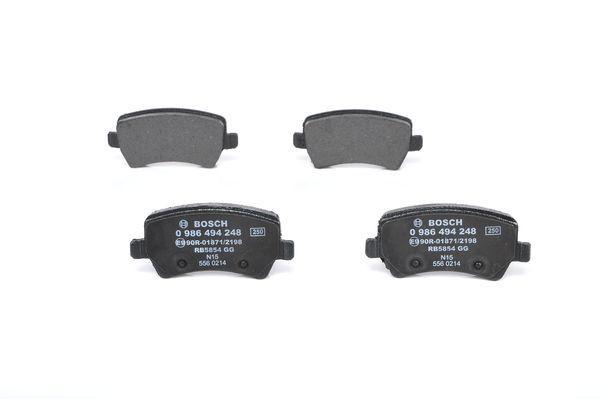 

Комплект тормозных колодок BOSCH 0986494248