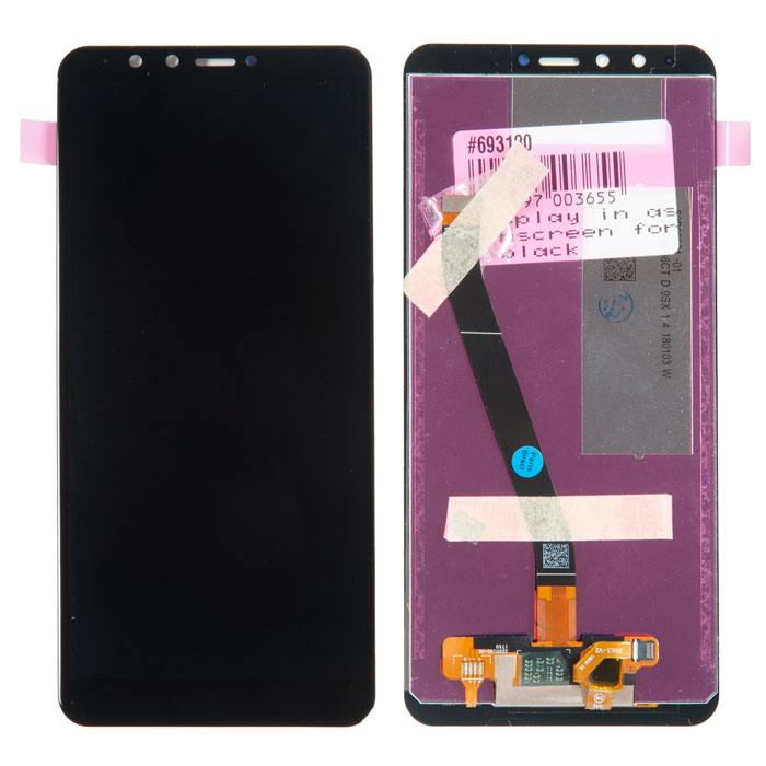 Дисплей в сборе с тачскрином для Huawei Y9 2018, черный original lcd