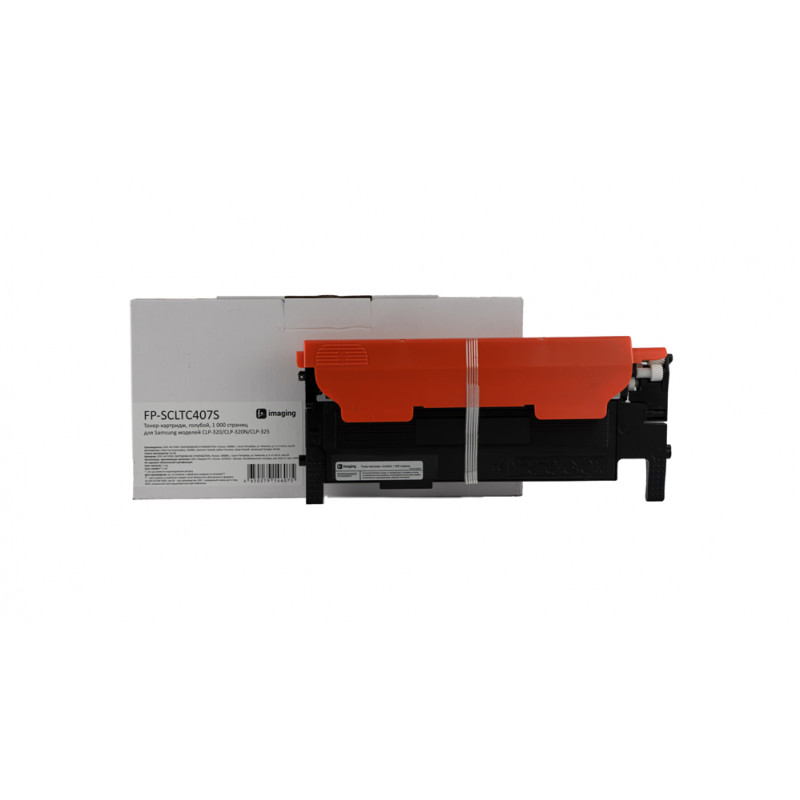 

Тонер-картридж F+ imaging, голубой, 1 000 страниц, для Samsung моделей CLP-320/CLP-320N/CL