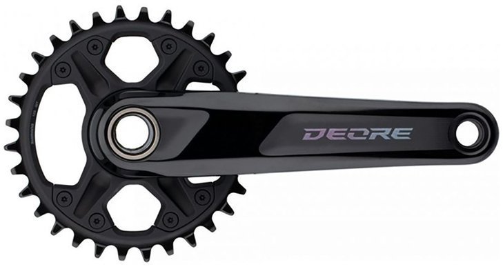 

Система шатунов SHIMANO Deore M6120-1, 1x12ск, 175мм, ин.вал, 32T, CL:55мм, черный