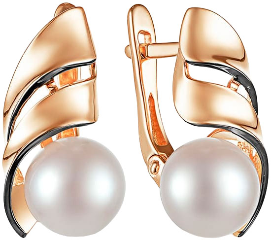 

Серьги из красного золота с жемчугом De Fleur 22260A1, 22260A1