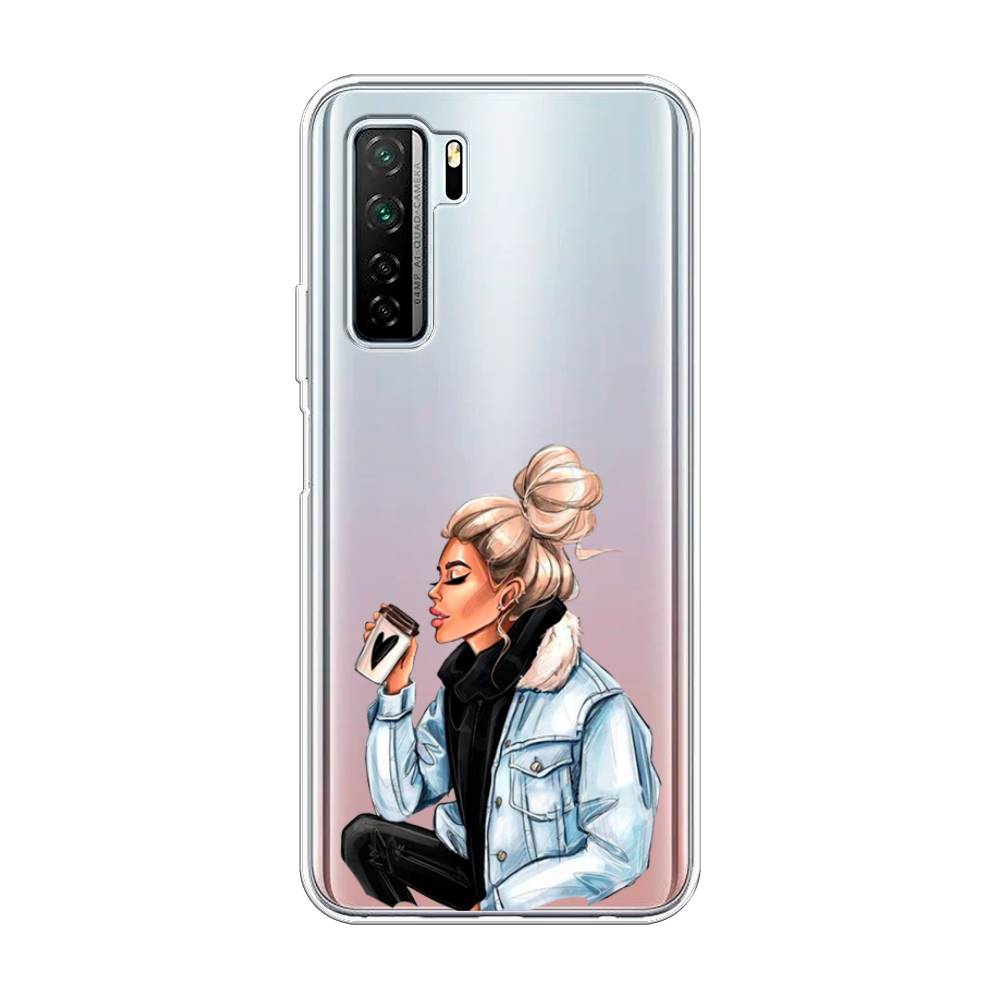 

Чехол Awog на Huawei Nova 7 SE "Cute girl", Коричневый;бежевый, 6102950-7