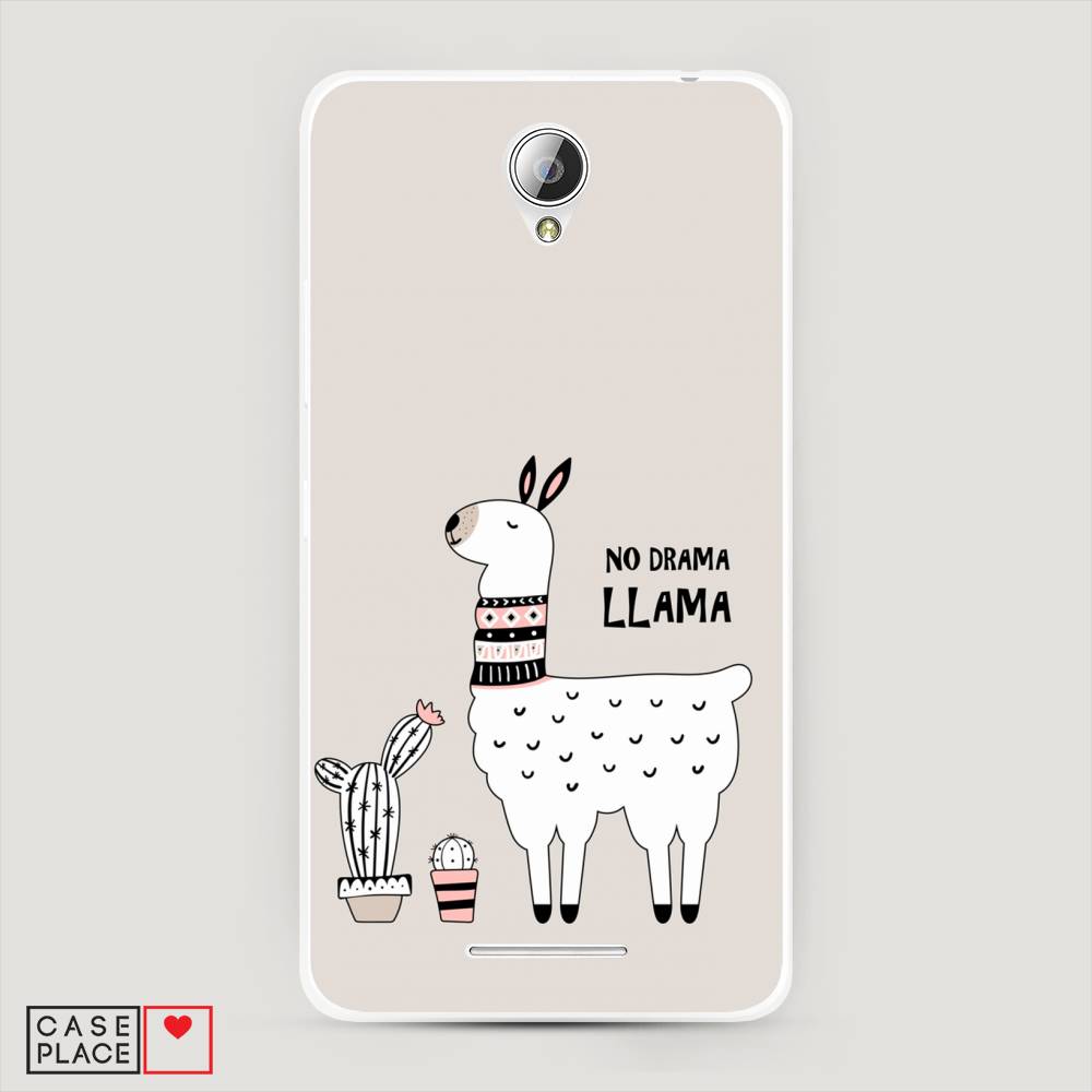 

Чехол Awog на Lenovo A5000 / Леново A5000 "No drama LLama", 111950-2