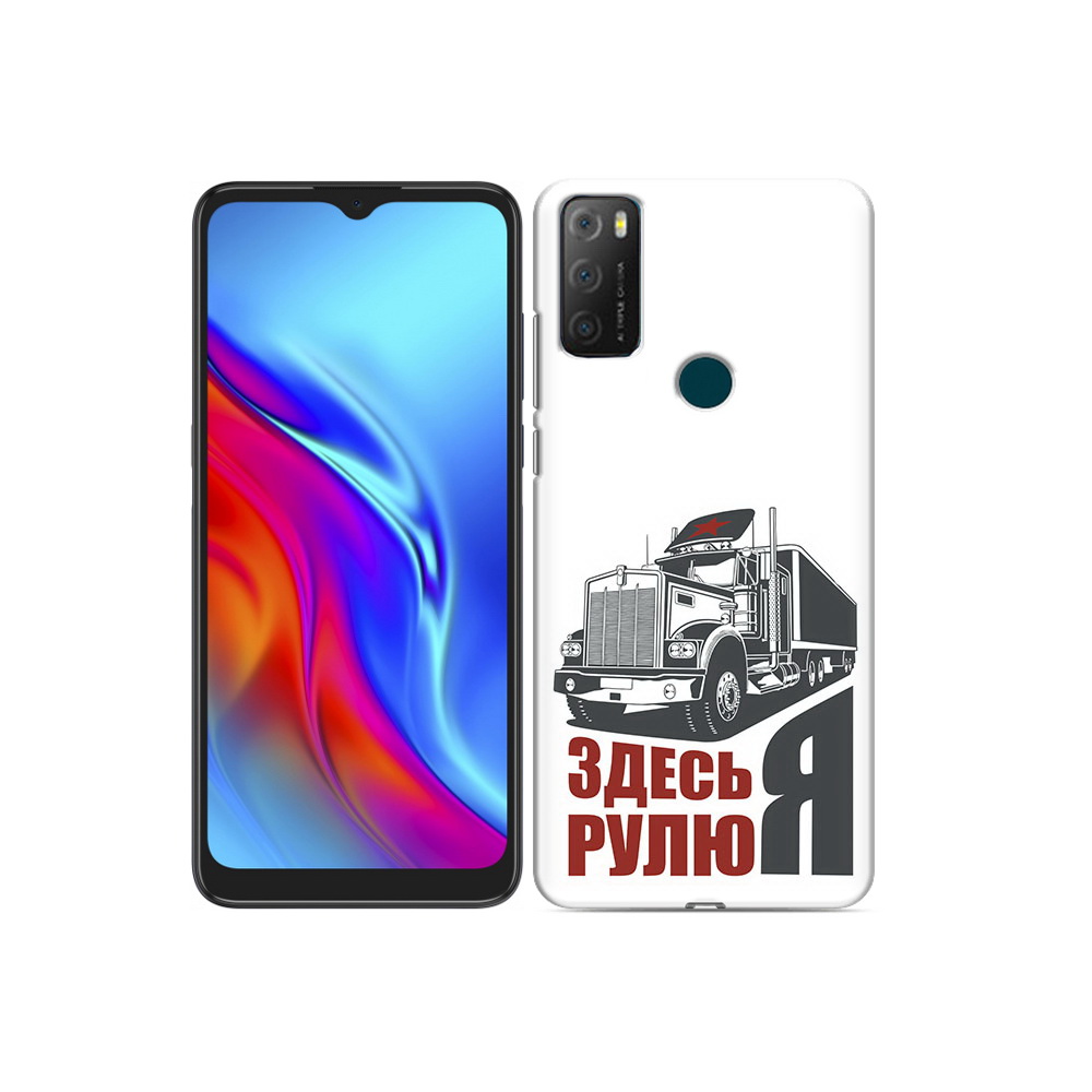 

Чехол MyPads Tocco для TCL 20e здесь я рулю, Прозрачный, Tocco