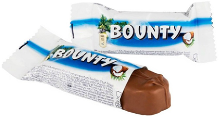 

Батончики Bounty молочные