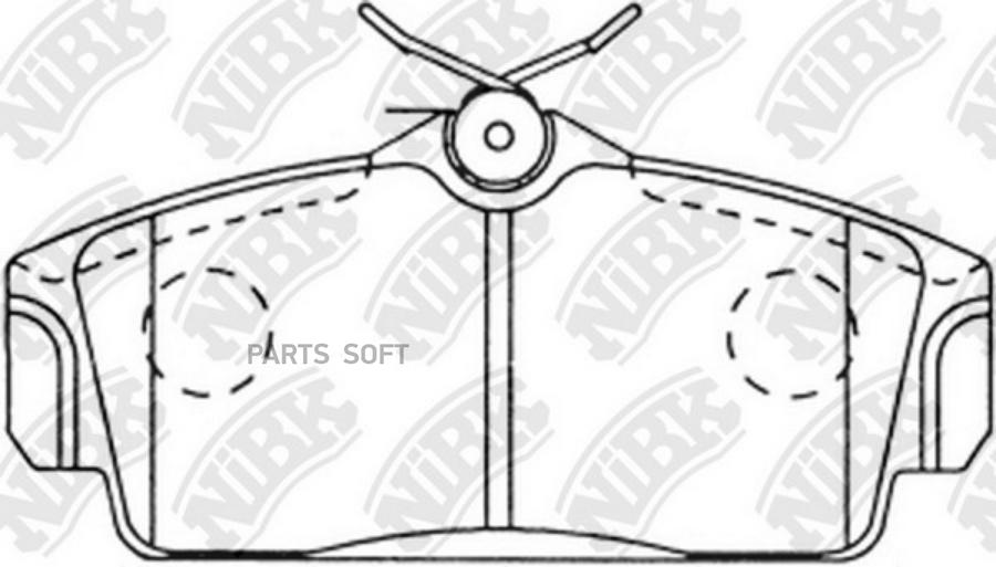 

Тормозные колодки Nibk PN2230