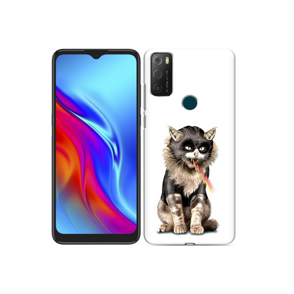 

Чехол MyPads Tocco для TCL 20e дьяволский кот, Прозрачный, Tocco