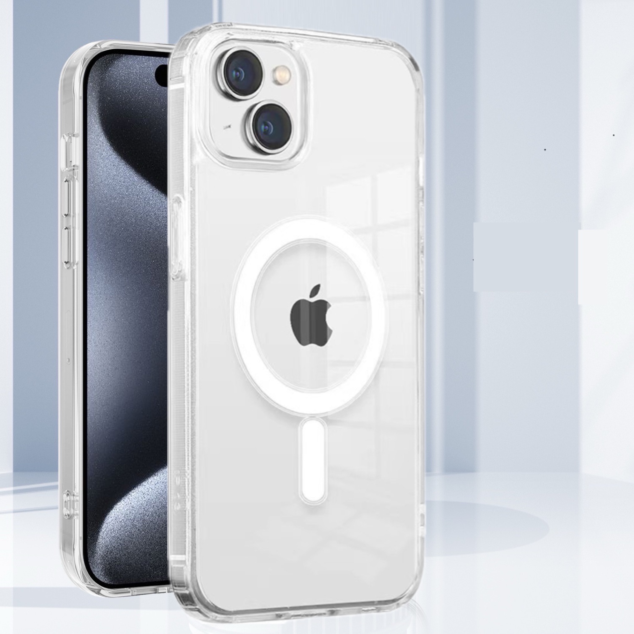 Чехол Aimo iPhone 15 MagSafe для Apple iPhone 15 Прозрачный