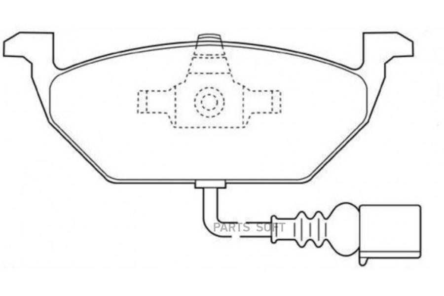 

Тормозные колодки Nibk PN0148W