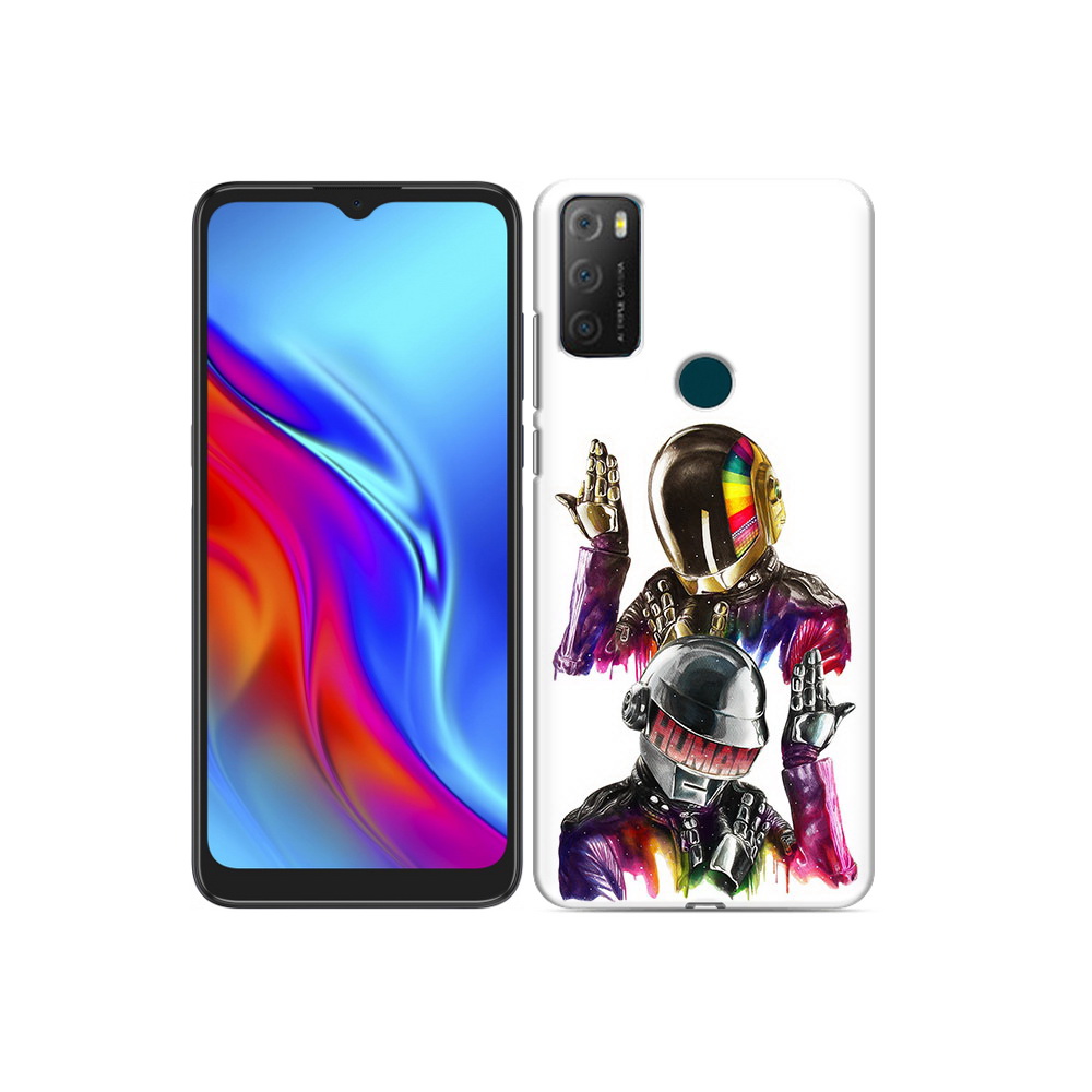 

Чехол MyPads Tocco для TCL 20e диско космонавты, Прозрачный, Tocco