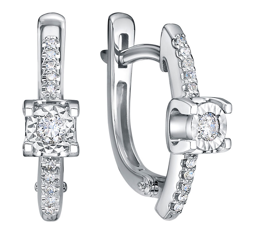 

Серьги из белого золота с бриллиантом RoseGrace 5-5903-103I2-2B, 5-5903-103I2-2B