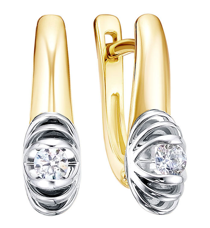 

Серьги из желтого золота с бриллиантом RoseGrace 5-4533-103-2ZH, 5-4533-103-2ZH