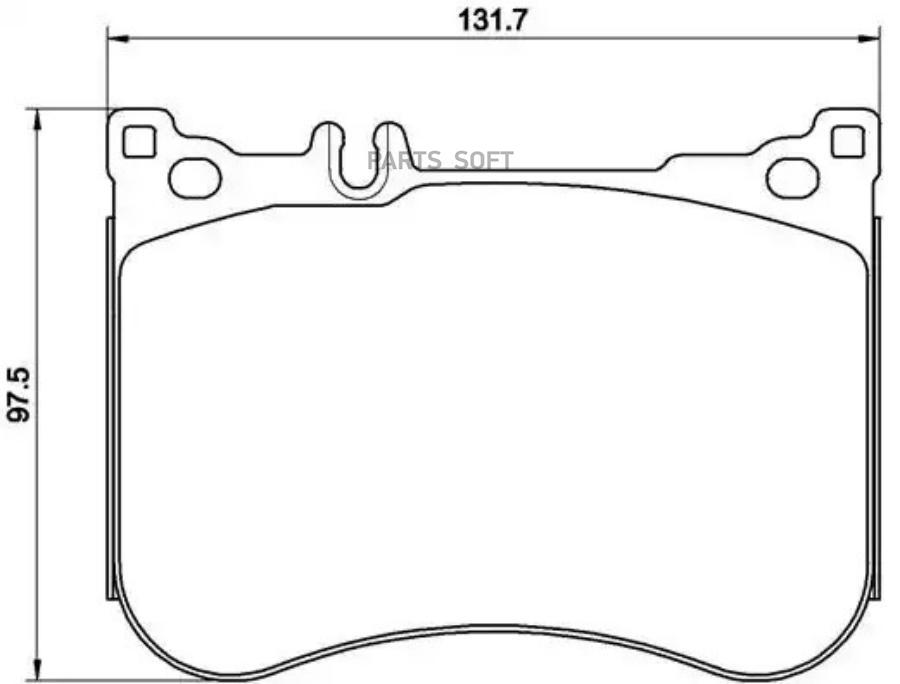 

Тормозные колодки Brembo P50114