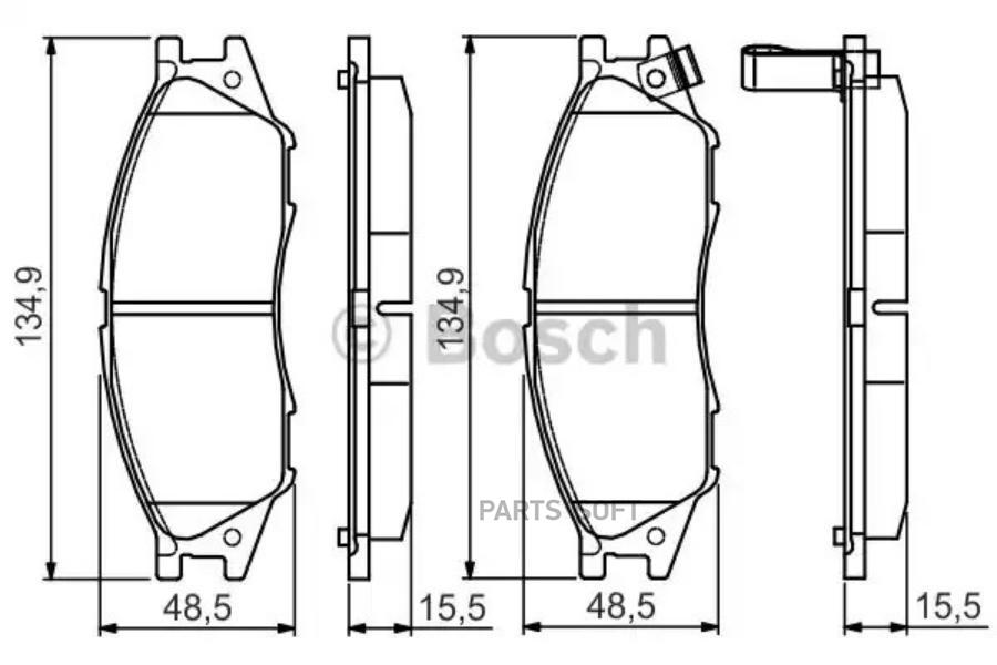 

Тормозные колодки Bosch 0986495146