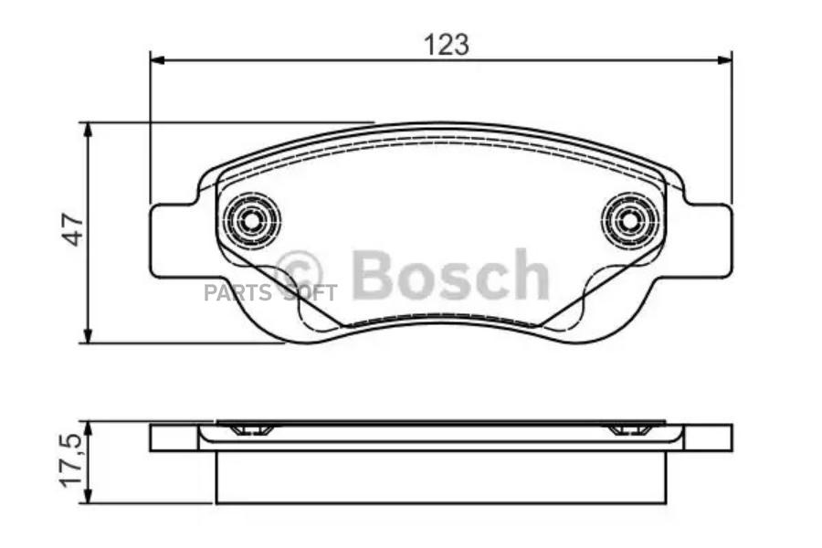 

Тормозные колодки Bosch 0986495085