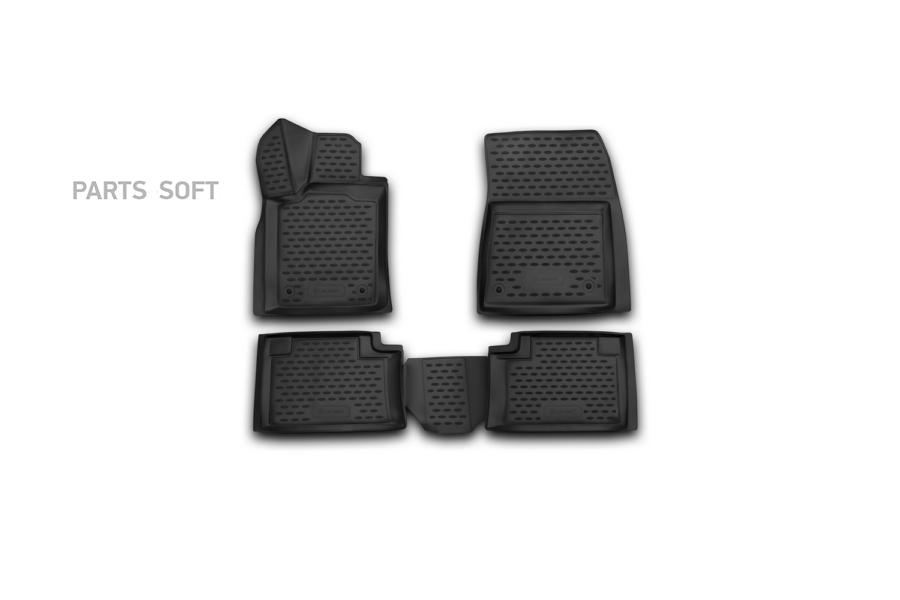 

AUTOFAMILY Коврики 3D в салон JEEP Grand Cherokee, 2014 -, 4 шт. полиуретан