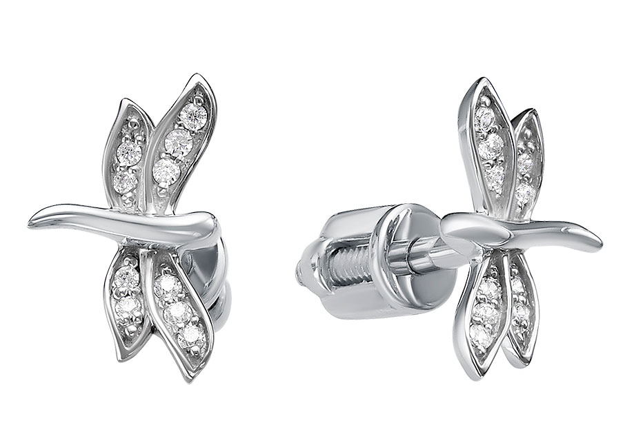 

Серьги из белого золота с бриллиантом RoseGrace 5-2829-103-2B, 5-2829-103-2B