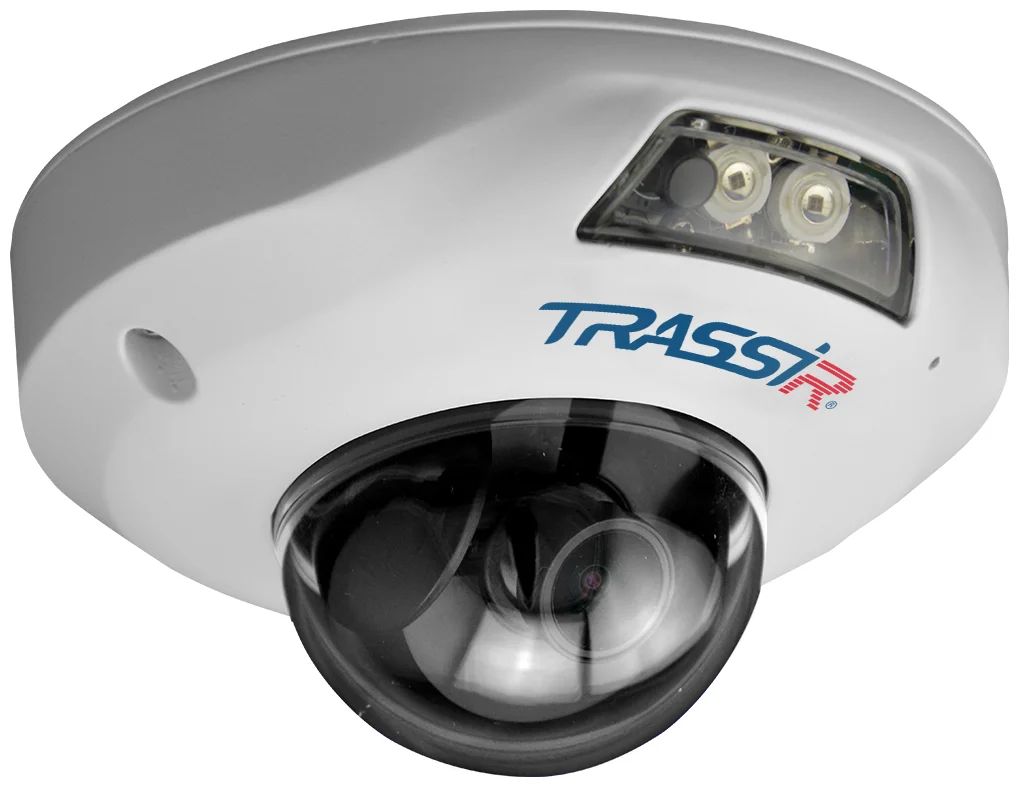 Видеокамера IP Trassir TR-D4121IR1 3.6-3.6мм цветная корп.:белый