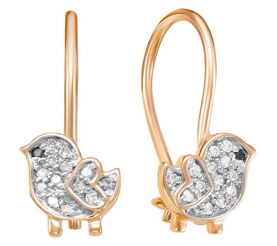 

Серьги из красного золота с бриллиантом RoseGrace 5-2769-103-2K-CHBR, 5-2769-103-2K-CHBR