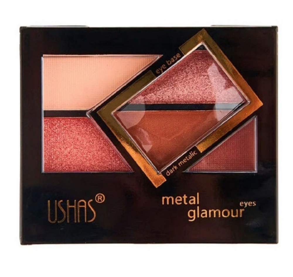 

Тени для век USHAS Metal Glamour т.02 6 г