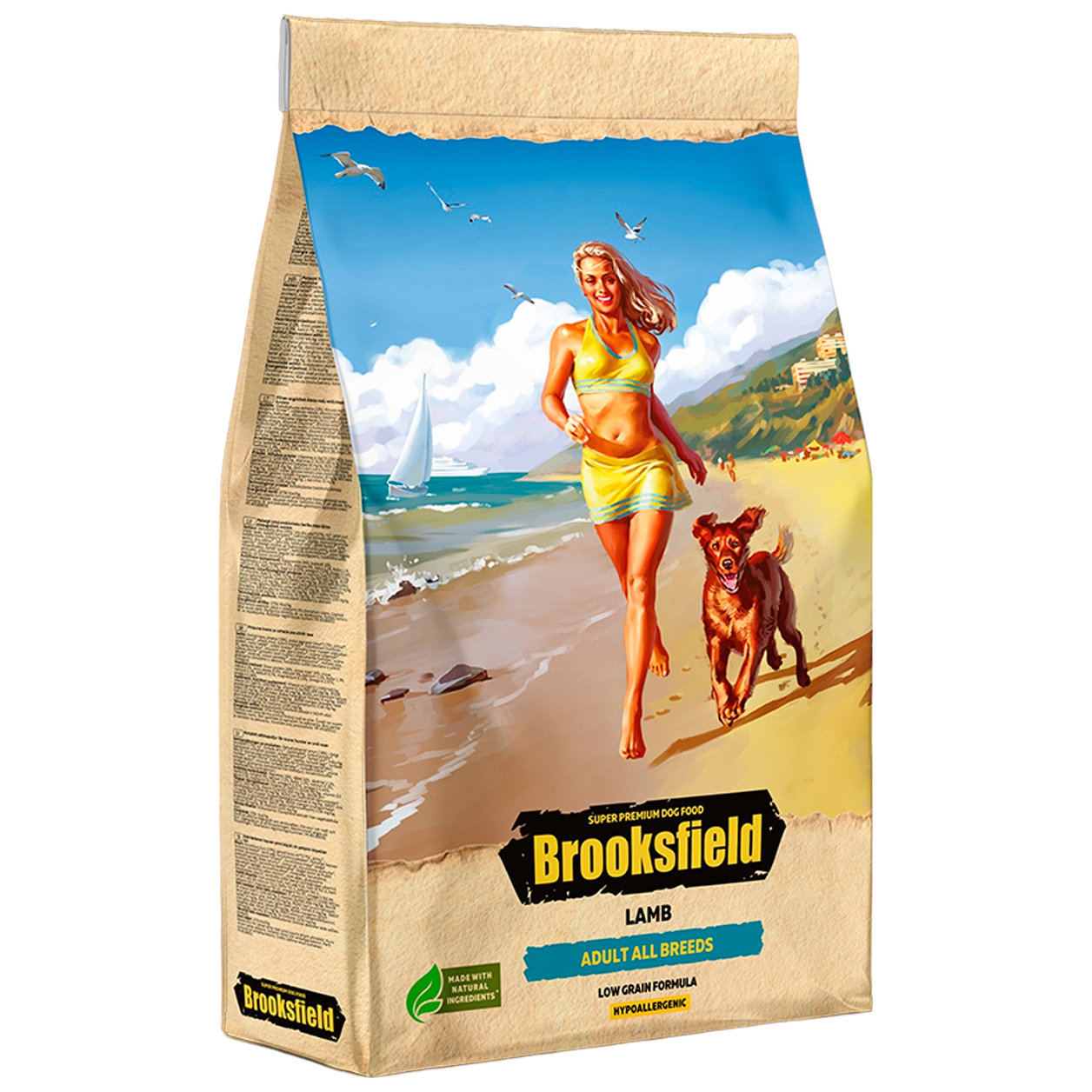 Сухой корм для собак BROOKSFIELD Adult Dog All Breeds Lamb, ягненок, рис, 3кг