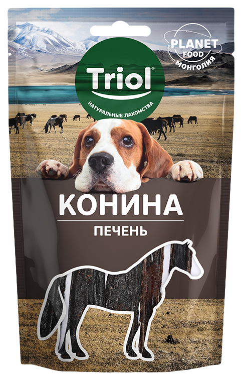 фото Лакомство для собак триол planet food, палочки, конина, 50г triol