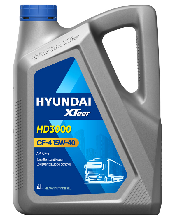 

Hyundai Xteer Hd 3000 Сf-4 15W40 4Л. Моторное Масл