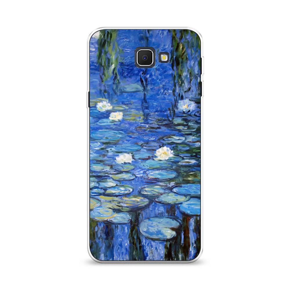 

Чехол на Samsung Galaxy J5 Prime 2016 "Нарисованный пруд", Синий;зеленый, 22950-4