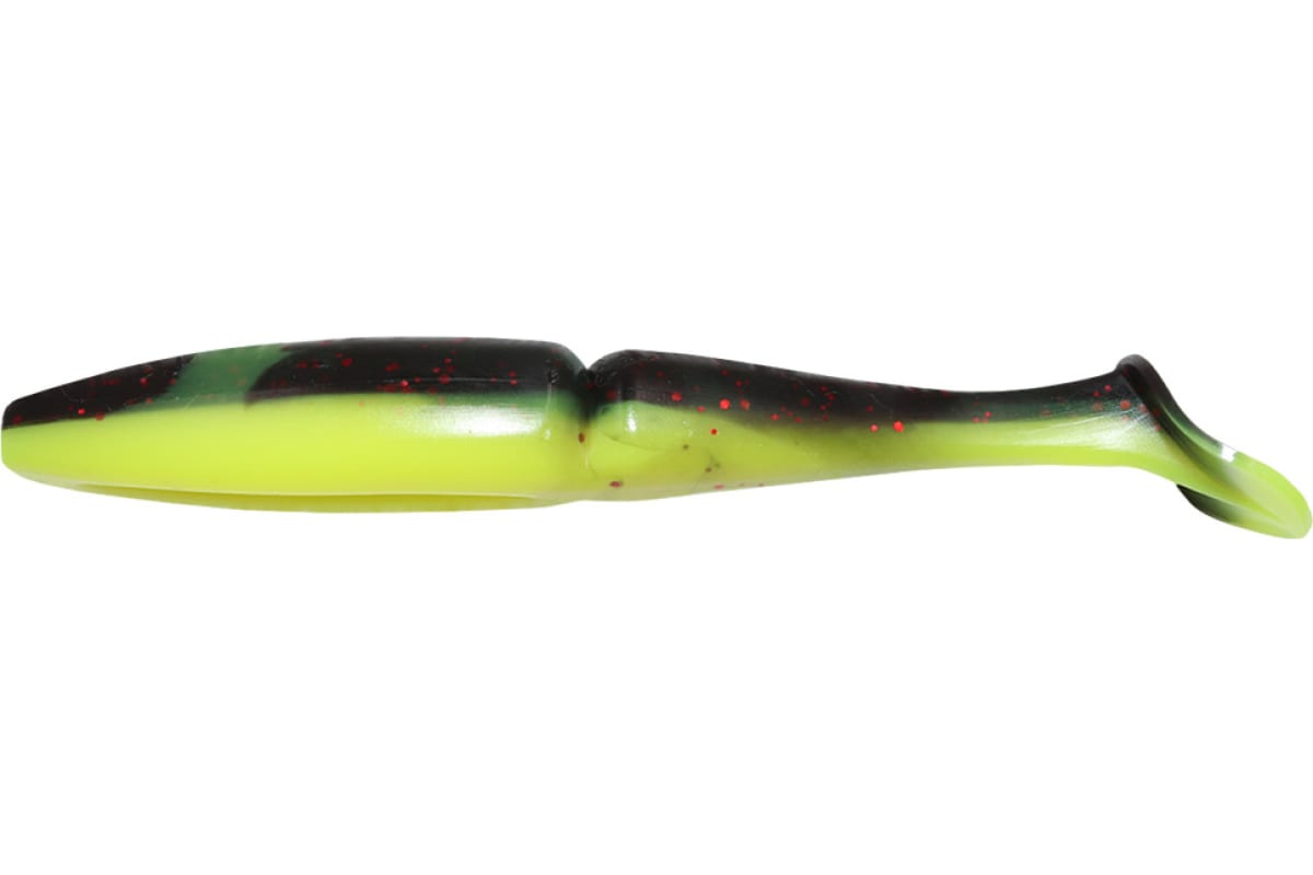 

Виброхвост YAMAN PRO Mamura, р.4 inch, цвет #32 - Black Red Flake/Chartreuse (уп. 5 шт.), Черный;зеленый