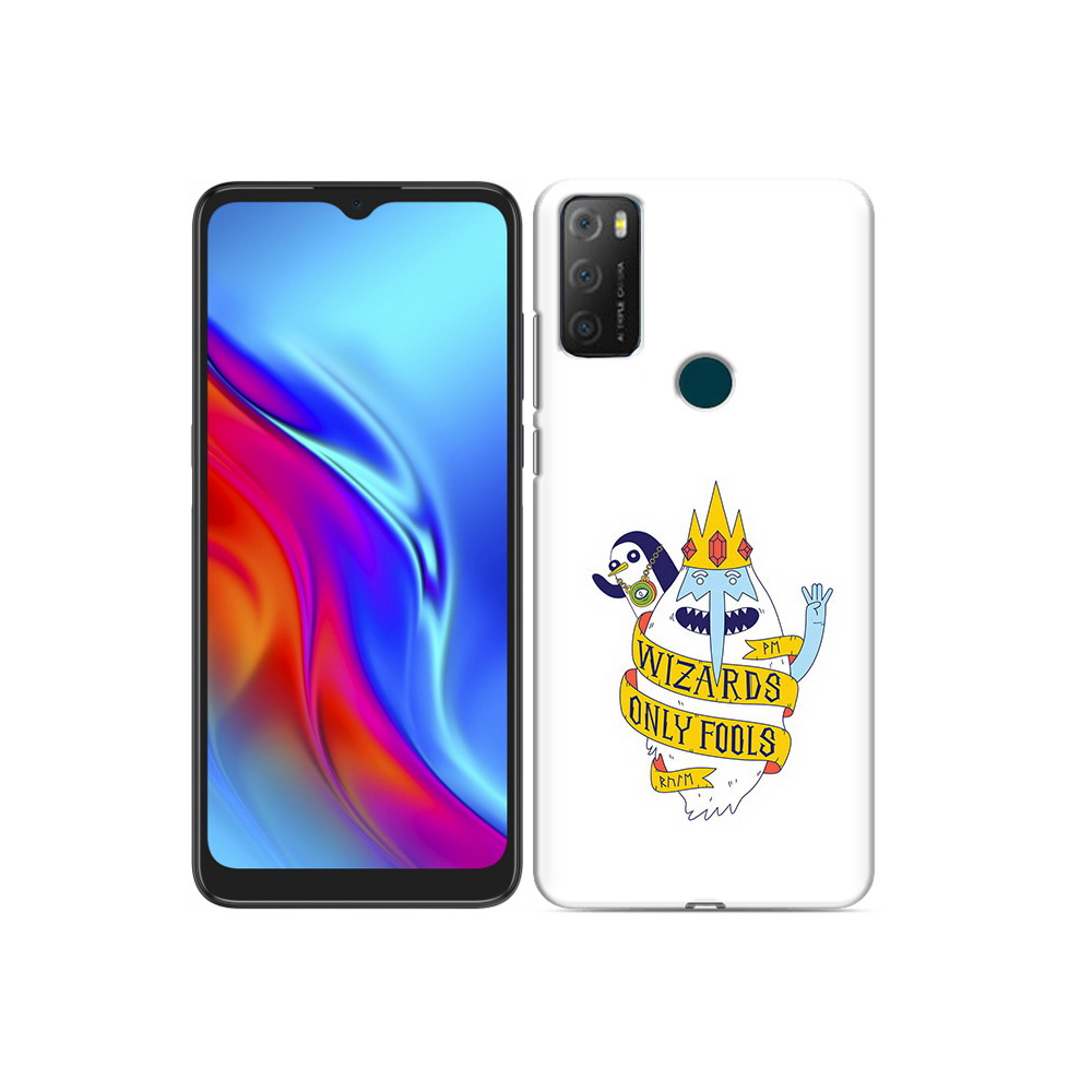 

Чехол MyPads Tocco для TCL 20e время приключений снежный король, Прозрачный, Tocco