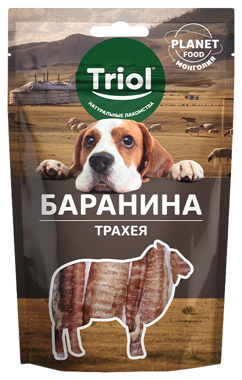 фото Лакомство для собак триол planet food, колечки, потрошки, 30г triol