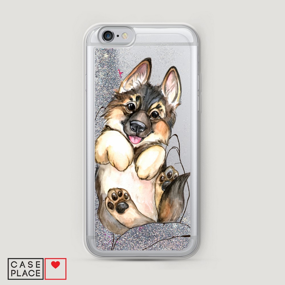 

Чехол Awog на Apple iPhone 6S / Айфон 6S "Овчарка в ладошках", Разноцветный, 0104S91-1