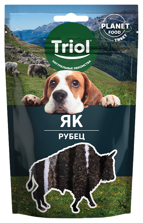 

Лакомство для собак Triol PLANET FOOD, рубец, потрошки, 30г