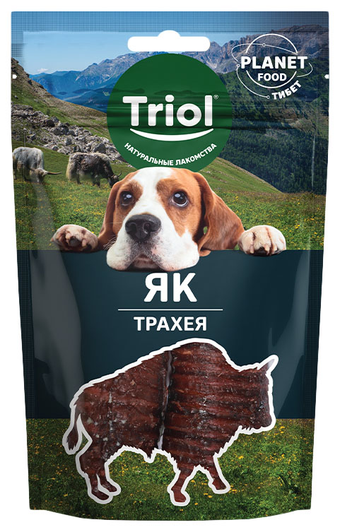 фото Лакомство для собак триол planet food, колечки, потрошки, 40г triol