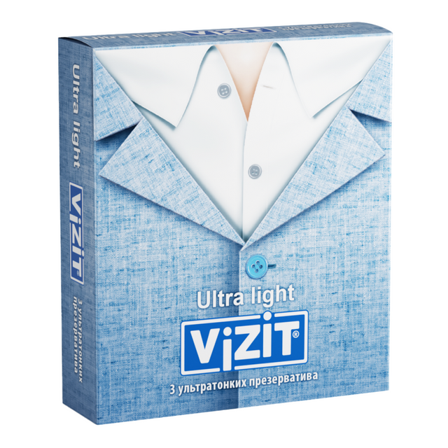 Купить Презервативы Vizit Ultra light 3 шт.