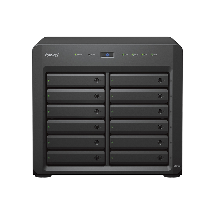 

Сетевое хранилище данных SYNOLOGY DS2422+ черный (DS2422+), DS2422+