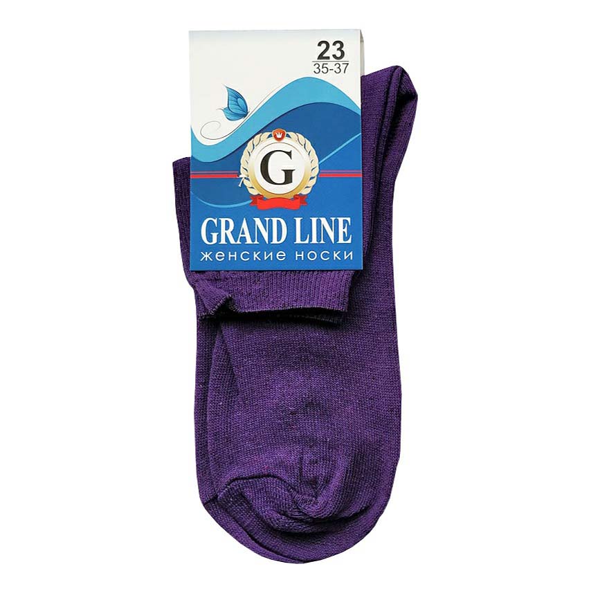 фото Носки женские grand line фиолетовые 23