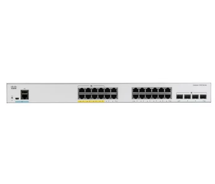 

Коммутатор CISCO C1000-24T-4X-L серебристый, C1000-24T-4X-L