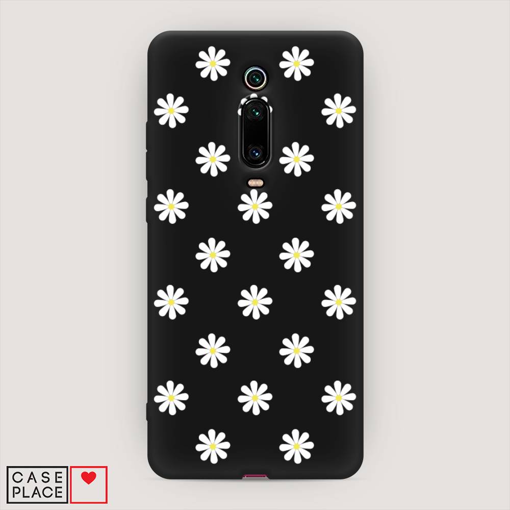 

Матовый силиконовый чехол "Маленькие ромашки" на Xiaomi Redmi K20 Pro, 35652-1