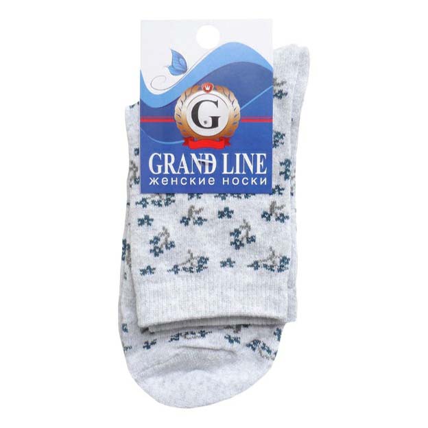 

Носки женские GRAND LINE серые 25