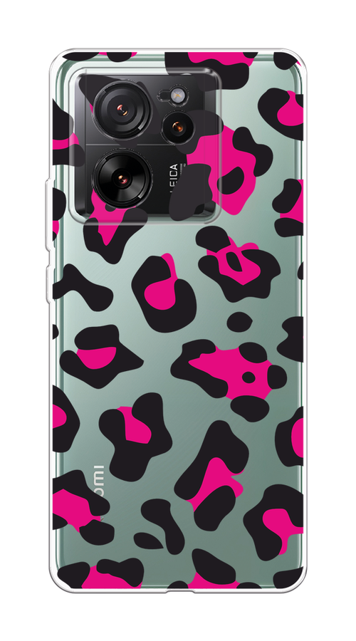 

Чехол на Xiaomi 13T Pro "Pink cow spots", Черный;розовый, 319950-1