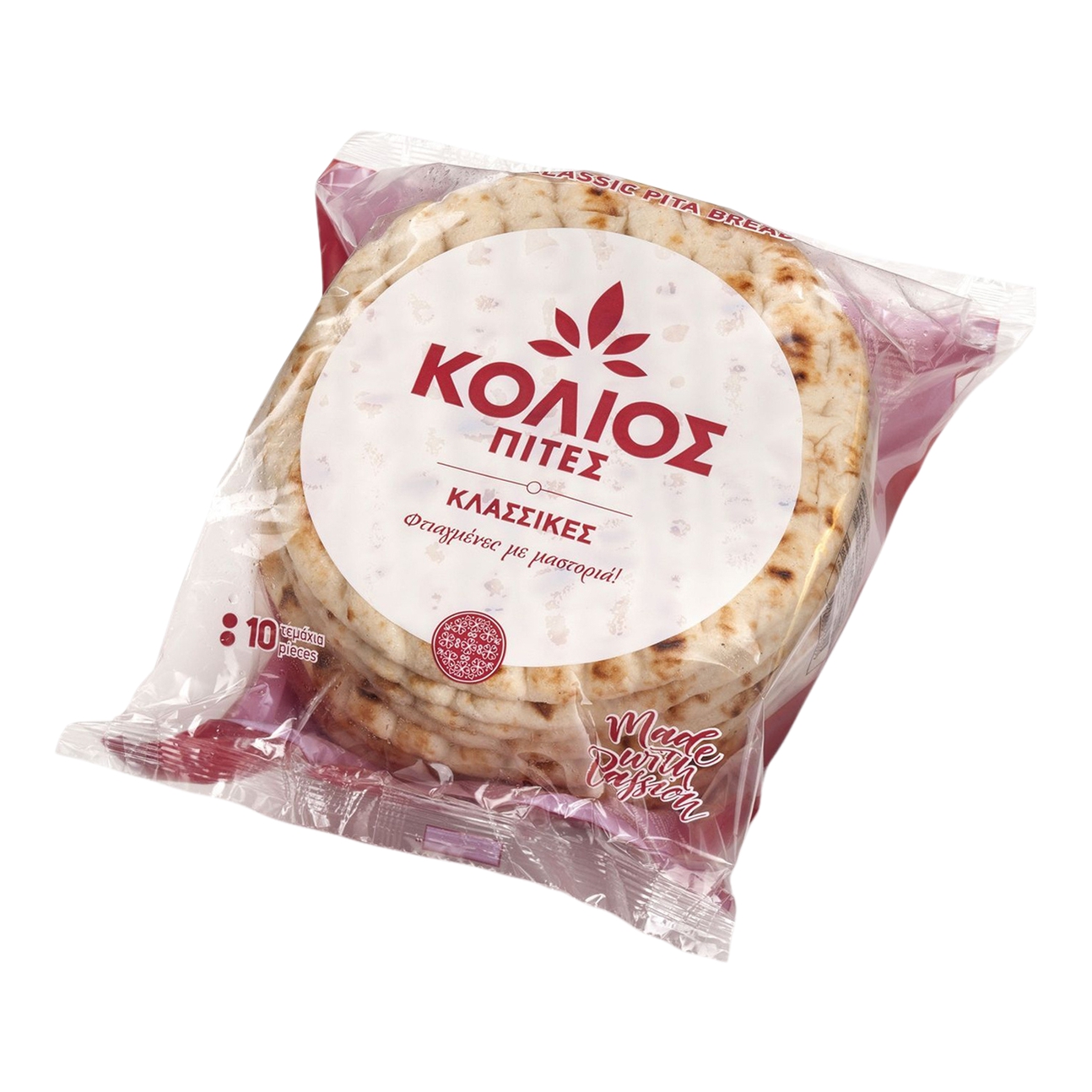 

Пита Kolios греческая традиционная замороженная 80 г х 10 шт