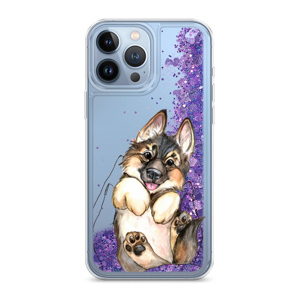

Чехол Awog на Apple iPhone 13 Pro Max / Айфон 13 Pro Max "Овчарка в ладошках", Разноцветный, 14492-1