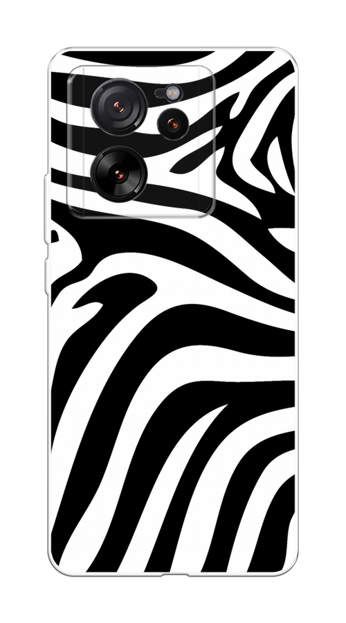 

Чехол на Xiaomi 13T Pro "Полоски зебры", Черный;белый;бежевый, 319950-1