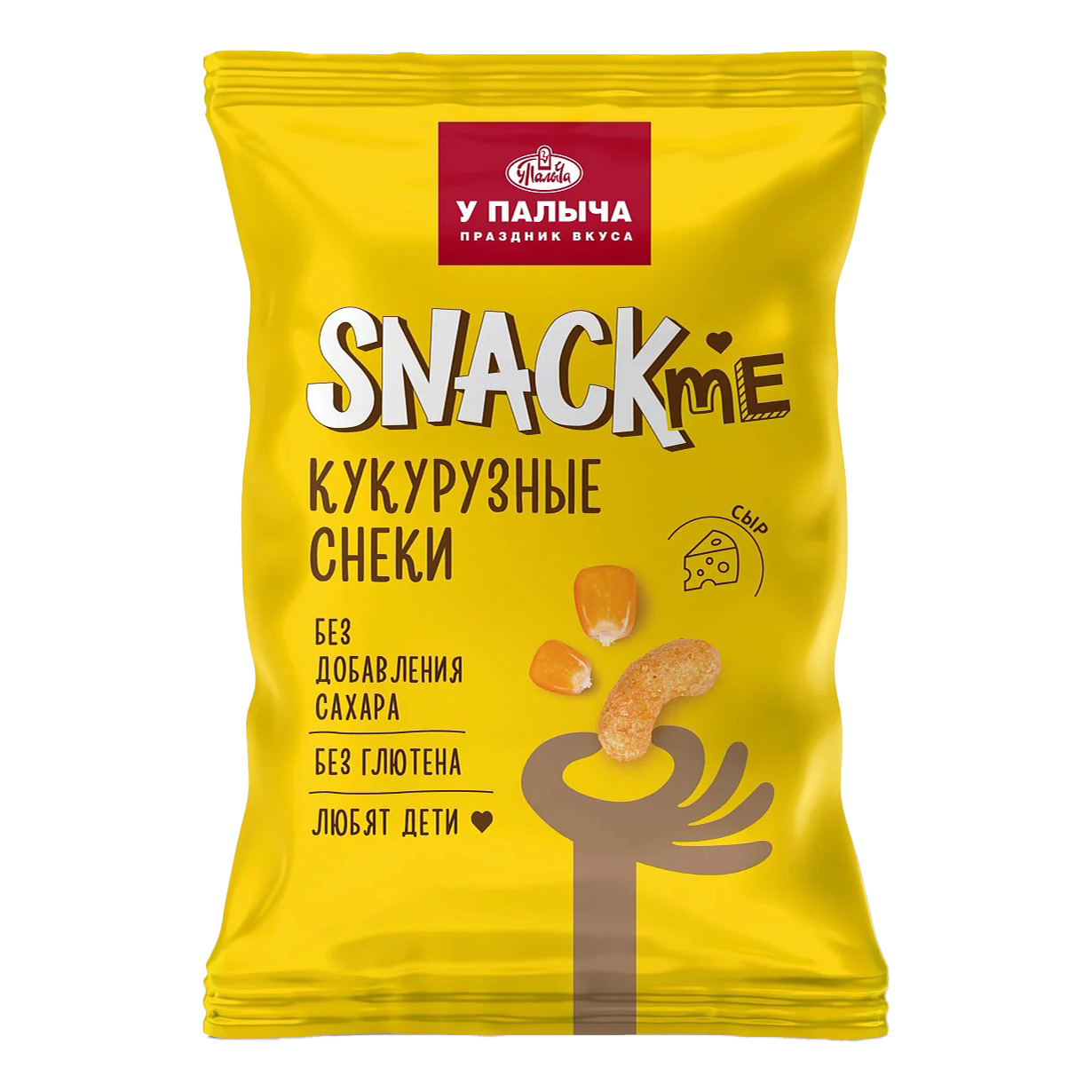 Снеки кукурузные У Палыча Snackme сыр 50 г
