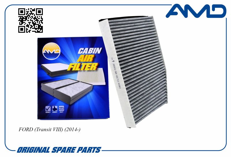 

Фильтр салонный 1812679 AMD.FC838C угольный AMD для FORD Transit VIII 2014-